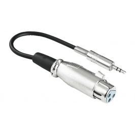 HAMA audio redukce XLR zásuvka - jack 3,5mm stereo vidlice
