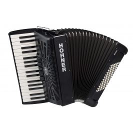 Hohner Bravo III 72 Black Silent Key