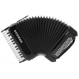 Hohner Bravo I 49 F, black (SilentKey)