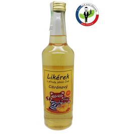 Chvalešovický lihovar Chvalešovický Citronový likér 38% 0,5l