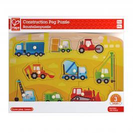 Hape Toys Puzzle na desce - Stavaři