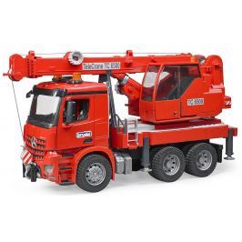 Bruder Jeřáb Mercedes-Benz Arocs s majákem