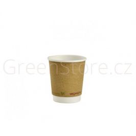 Kelímek dvoustěnný hnědý 250ml z celulózy (500ks)