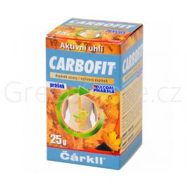 CARBOFIT aktivní rostlinné uhlí 25g DACOM