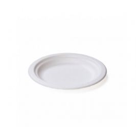 Kulatý talíř 15cm z cukrové třtiny (125ks)