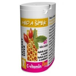 C-Vitamin 100mg - Med&šípek se sukralózou tbl.60