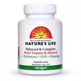 Nature`s Life 04 Multivit.+min.+echin.+Q10 tbl.100
