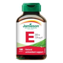 Jamieson Vitamín E 200 IU 100 kapslí