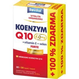 Revital Koenzym Q10 60mg+Se+vit.E cps.30+30 zdarma