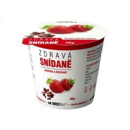 Zdravá snídaně od Obezinu jahoda a rozinka 78g