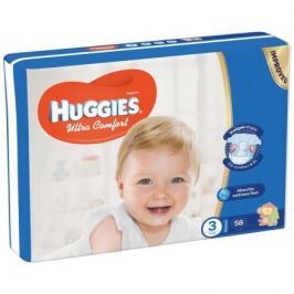 HUGGIES Ultra Comfort vel.3 58ks