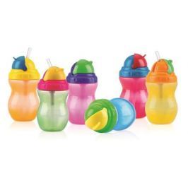 Hrneček netekoucí s měkkým sklápěcím brčkem 300ml, 12m+