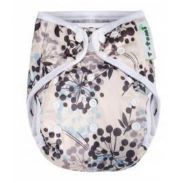 Svrchní kalhotky, šedé kytky 4-15 kg