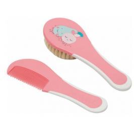 Hřeben a kartáč Bébé-Jou Blush Baby