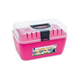 Transportní box ARGI horní otv. růžový - 29 x 19 x 18 cm